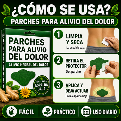 HerbalPatch™ - Alivio herbal para espalda, cintura y tensión muscular
