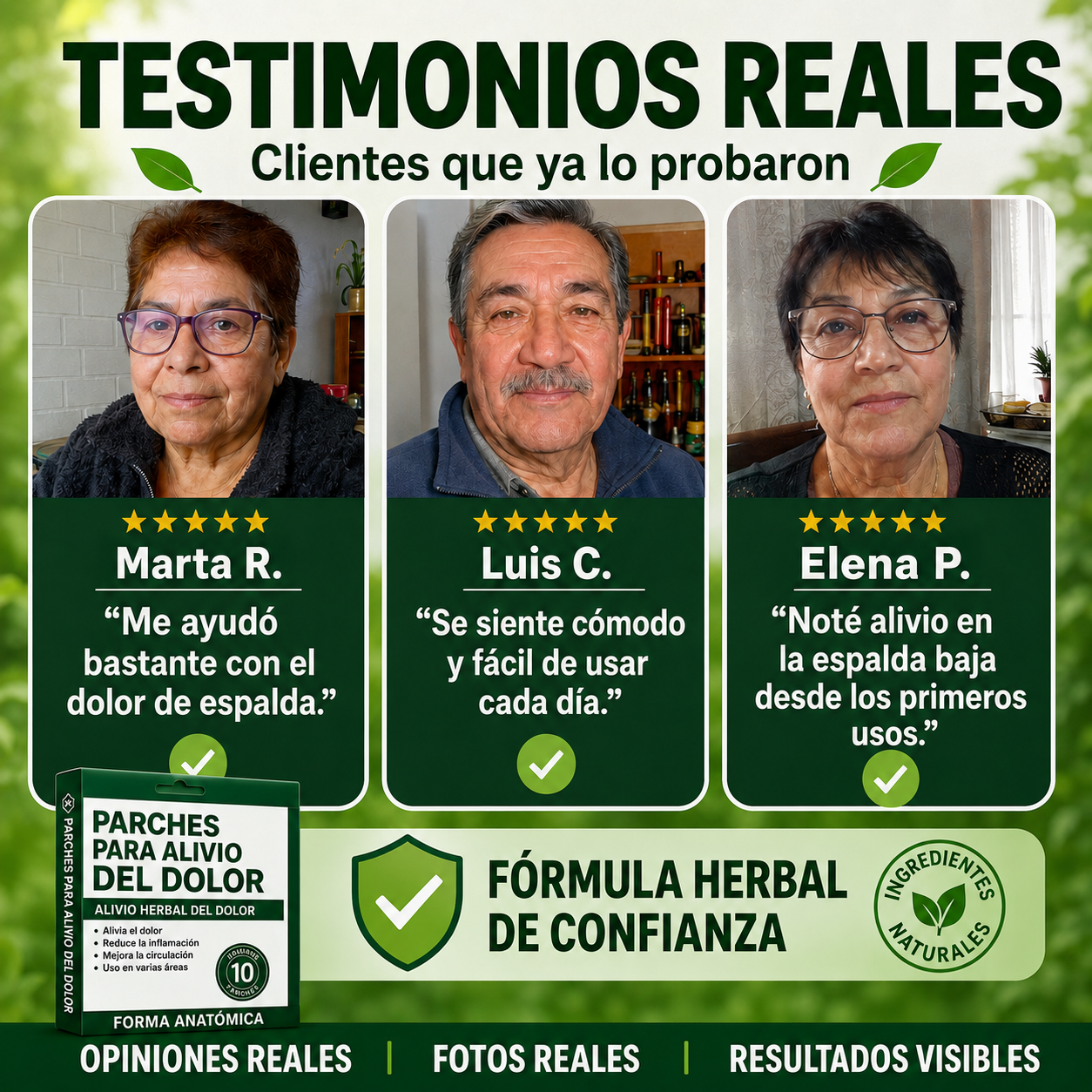 HerbalPatch™ - Alivio herbal para espalda, cintura y tensión muscular