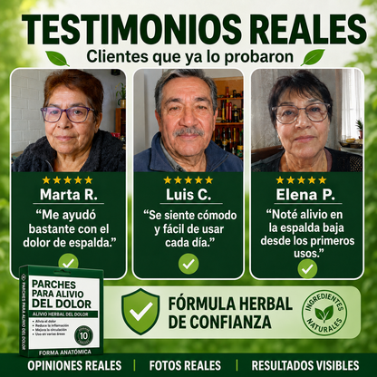 HerbalPatch™ - Alivio herbal para espalda, cintura y tensión muscular