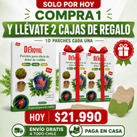 Tratamiento Antidolor — 1 Mes · 3 cajas · 30 parches