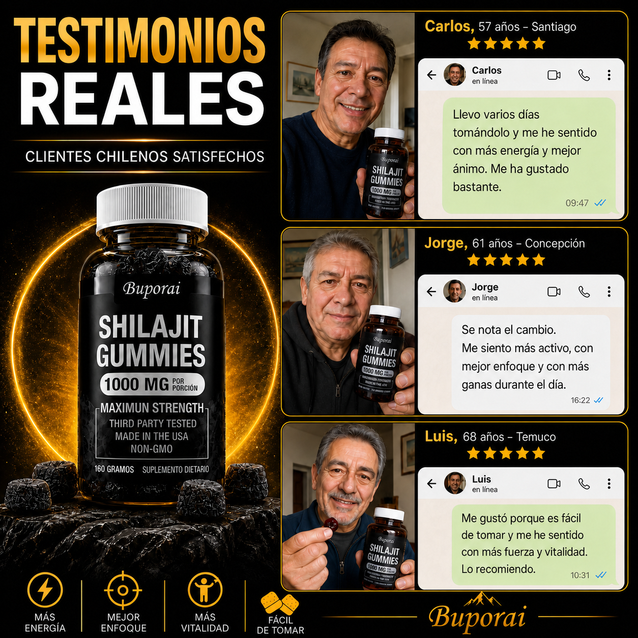VitalCore™ - Energía Natural - Enfoque - Fuerza Muscular