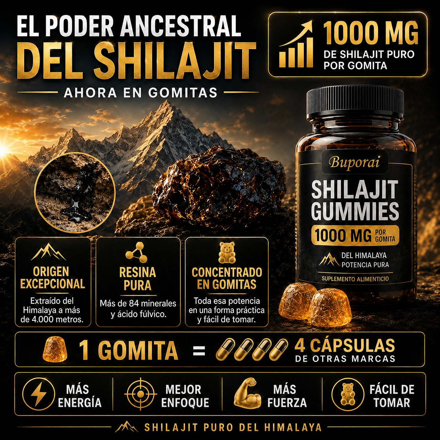 VitalCore™ - Energía Natural - Enfoque - Fuerza Muscular