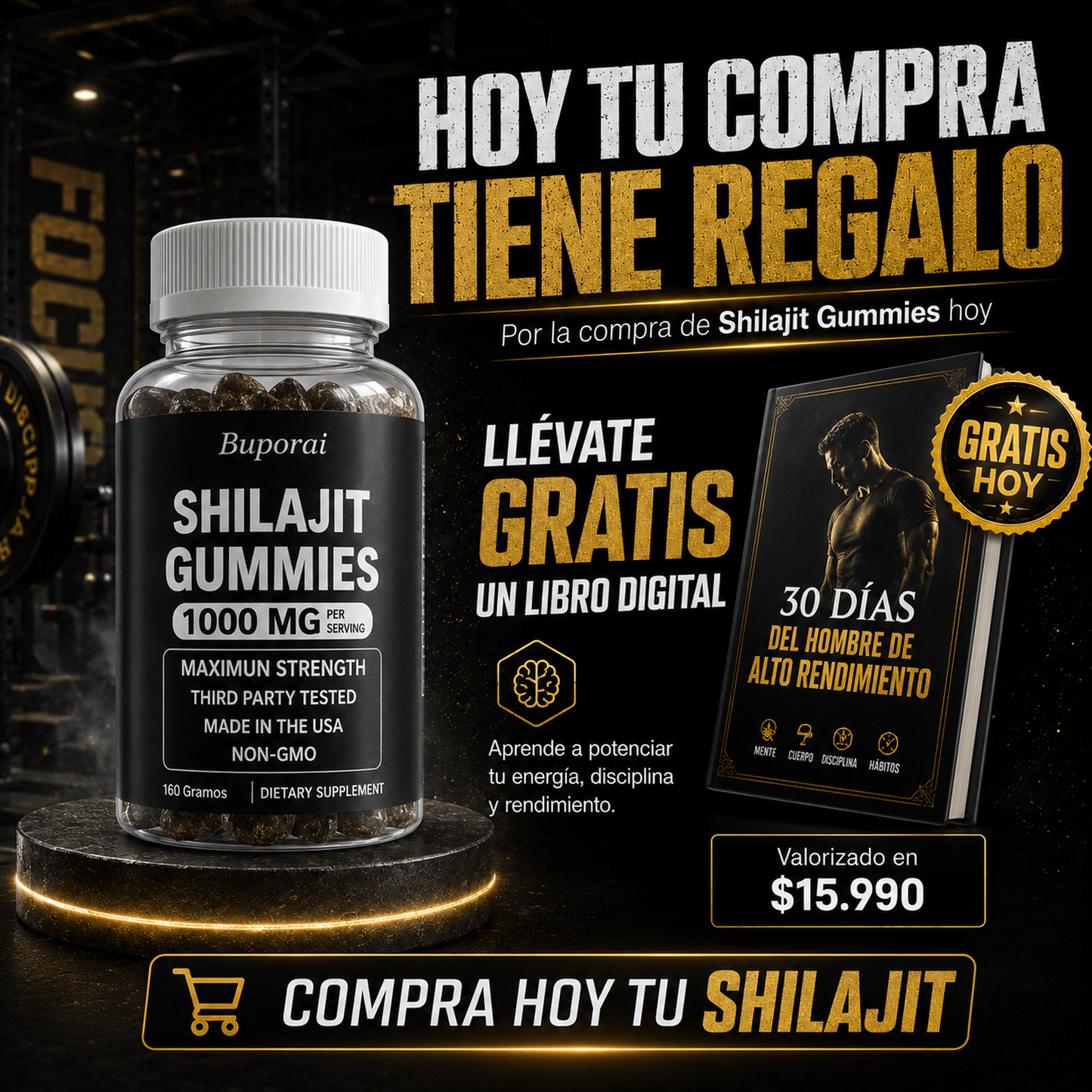 VitalCore™ - Energía Natural - Enfoque - Fuerza Muscular